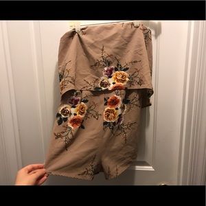 Floral romper!